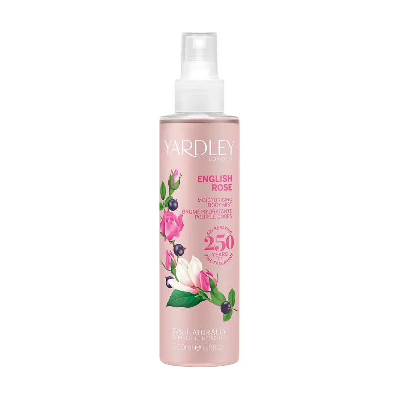Yardley English Rose Body Spray para mujer