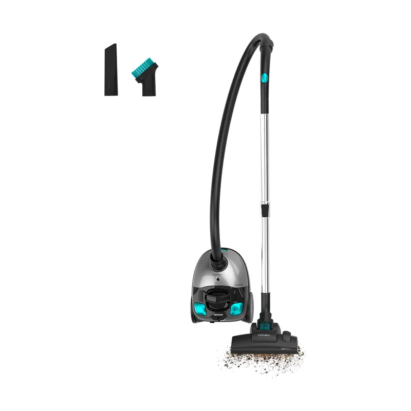 Cecotec Aspirador de Trineo con Bolsa 2L Conga Powerbag 2000 Compact Plus.