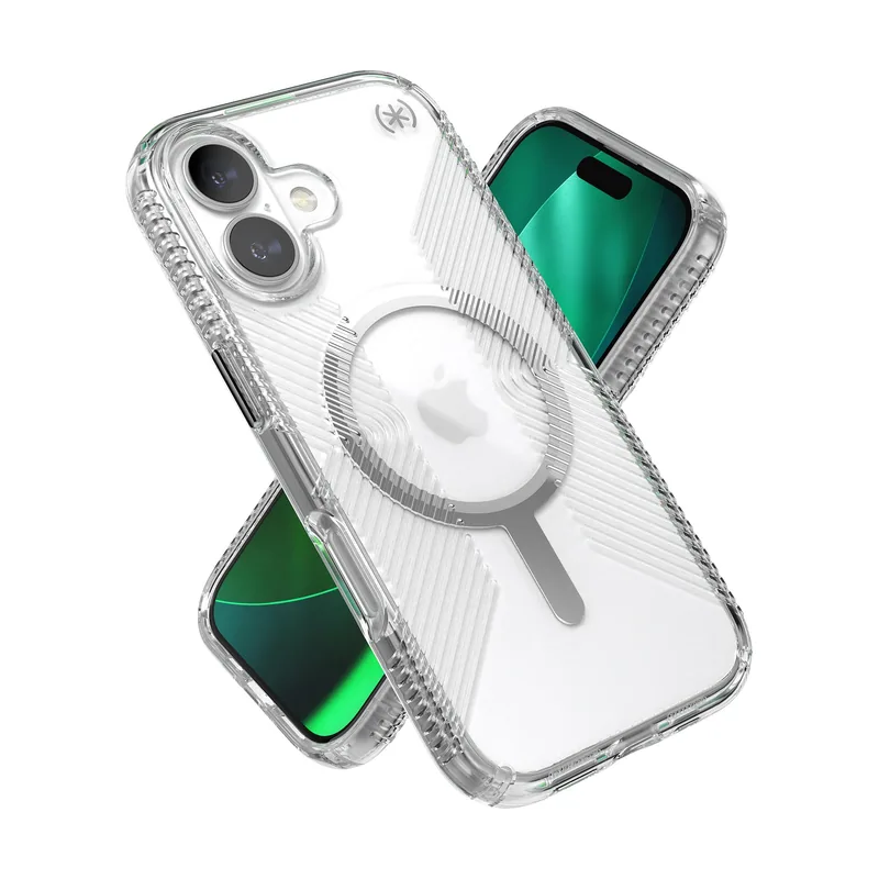Speck Presidio Clear Grip Funda para iPhone 17