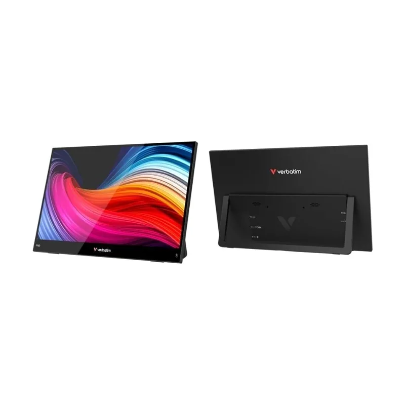 Verbatim Portable 14" FHD Touch Monitor LIGHT Monitor portátil Negro 35,6 cm LCD 1920 x 1080 Pixeles