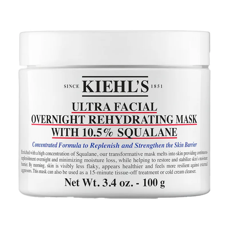 Kiehl's ULTRA FACIAL overnight rehydrating mask with 10.5% squalane 100 gr