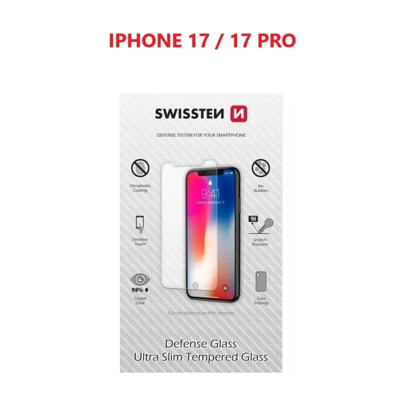 Vidrio templado para apple iphone 17/17 pro re 2,5d