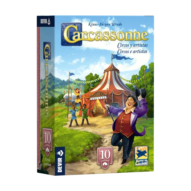Devir Carcassonne Expansión Circos y Artistas
