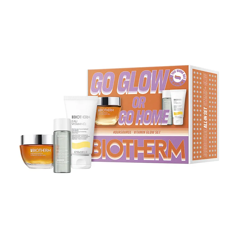 Biotherm Aquasource Vitamin Glow Estuche 3 pz