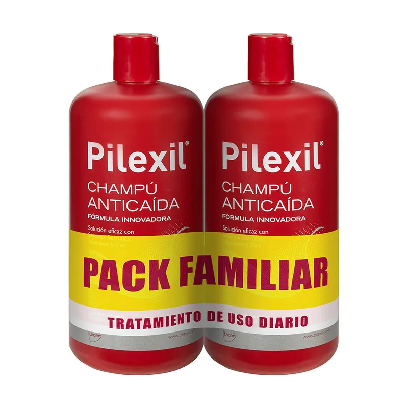 Pilexil Champú Anticaída Pack de 2 x 900 ml