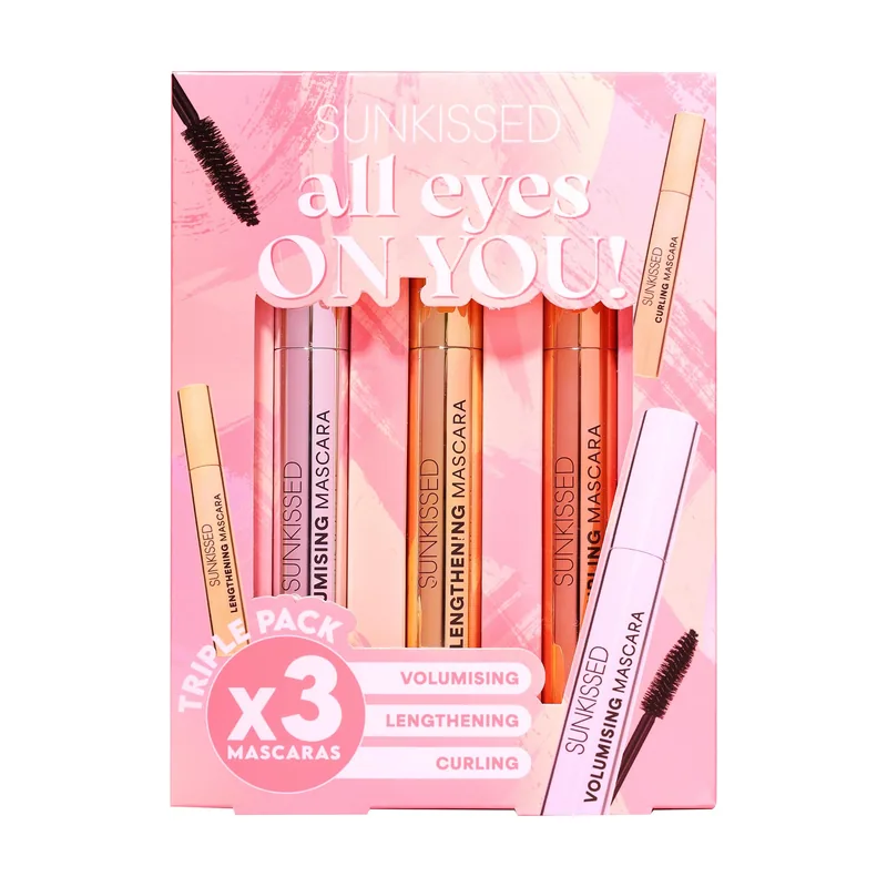 Sunkissed eyes on you gift set lash serum + las primer + lash curling