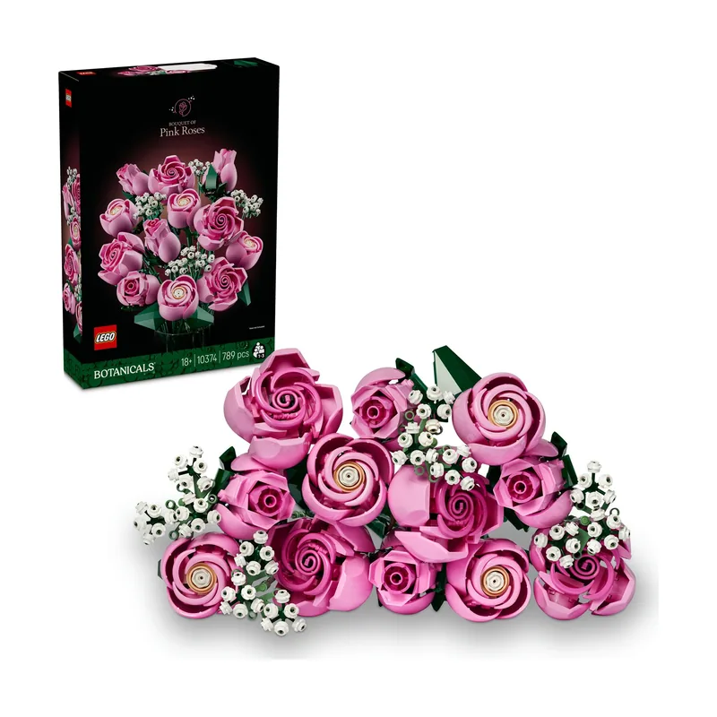 Lego Botanicals Ramo de Rosas Rosadas 10374
