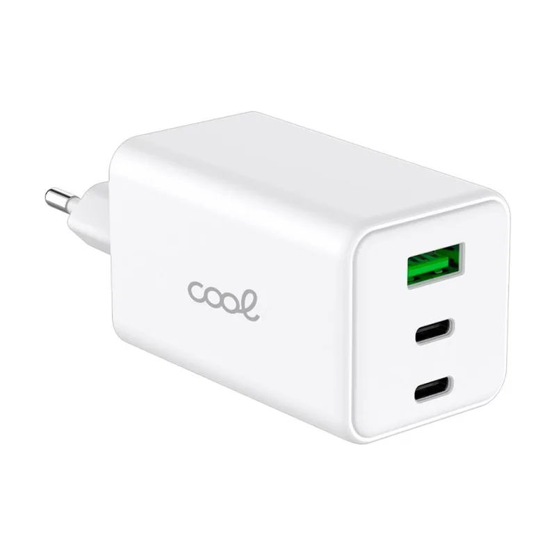 Cool cargador red universal ultra fast pd port x3 2 x tipo-c + 1 x usb