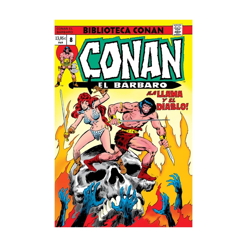 Panini Conan El Bárbaro 8. 1974 BIBLIOTECA CONAN