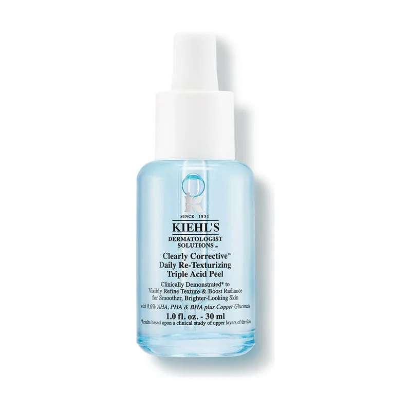 Kiehl's CLEARLY CORRECTIVE daily re-texturizing triple acid peel 30 ml