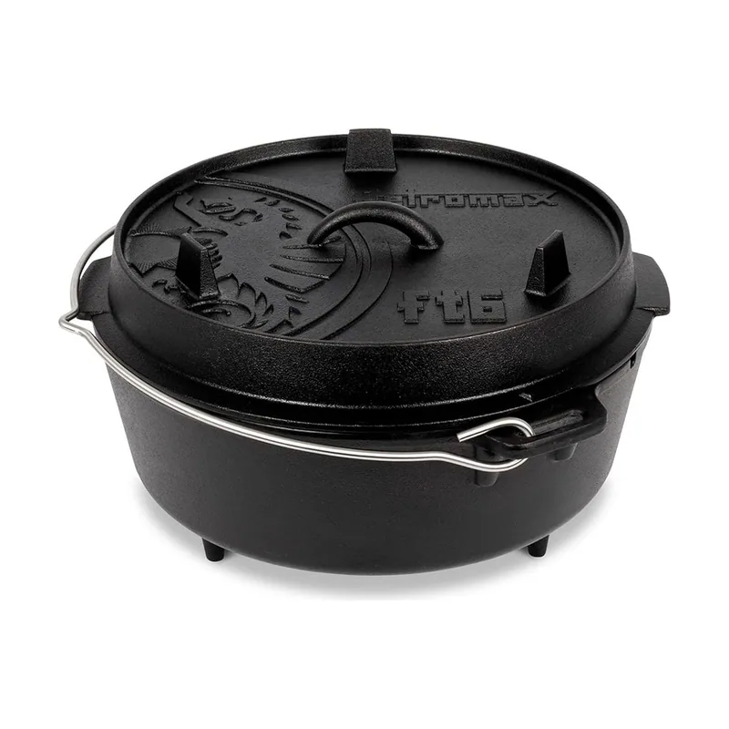 Petromax FT6 bandeja de horno Alrededor hierro fundido