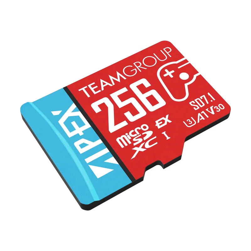 TeamGroup Apex Tarjeta de 256 GB para Nintendo Swith2 Micro SDXC Express UHS-I U3 A1 V30