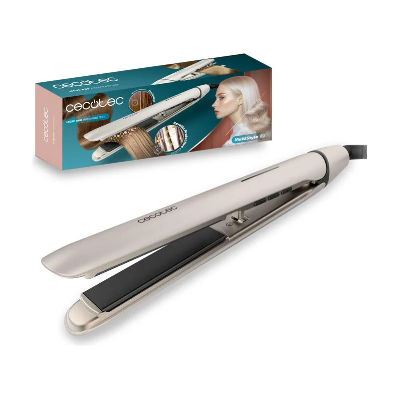 Cecotec Plancha de Pelo Estrecha Lisse 880 HidraProtect.