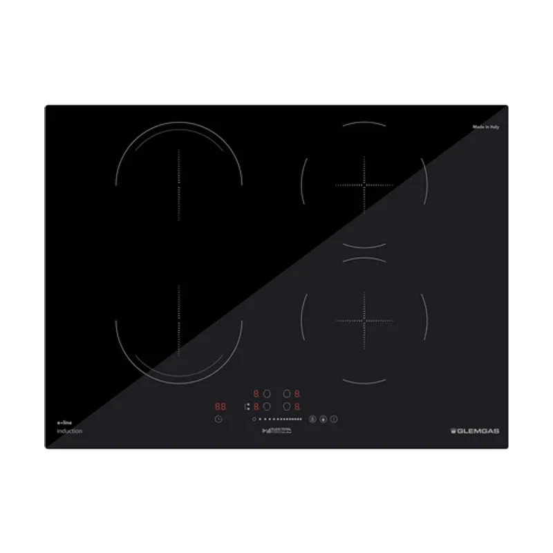 Glem Gas GTI741BSL hobs Negro Integrado 70 cm