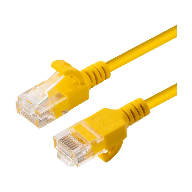 Microconnect V-UTP6A0015Y-SLIM cable de red Amarillo 0,15 m Cat6a U/UTP UTP