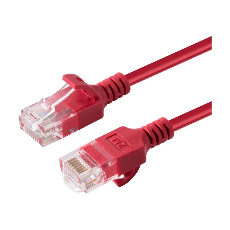 Microconnect V-UTP6A0015R-SLIM cable de red Rojo 0,15 m Cat6a U/UTP UTP