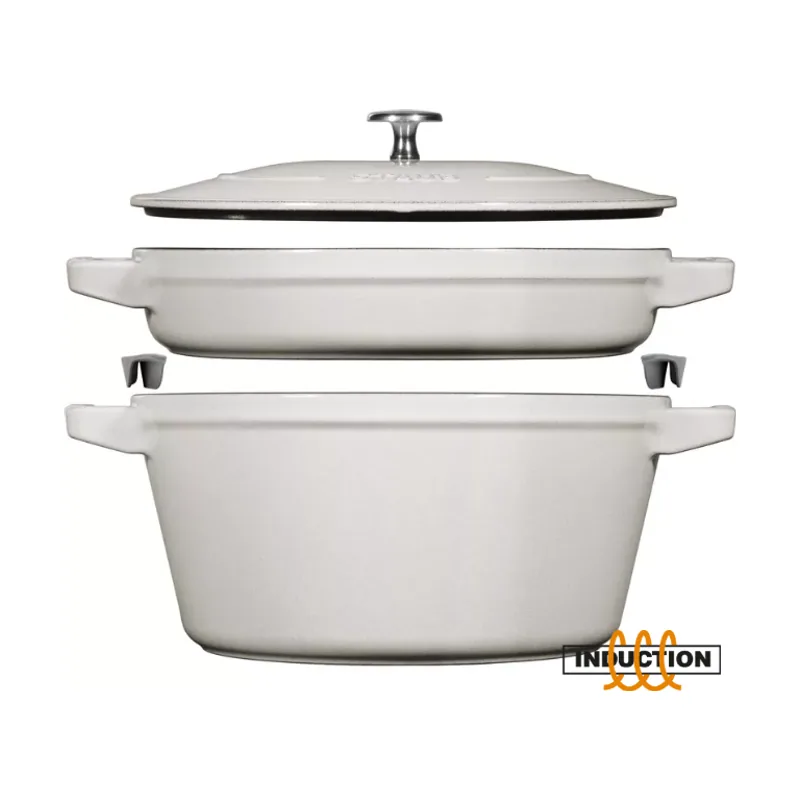 Zwilling Zestaw 2 naczyń żeliwnych z pokrywką staub 40508-385-0