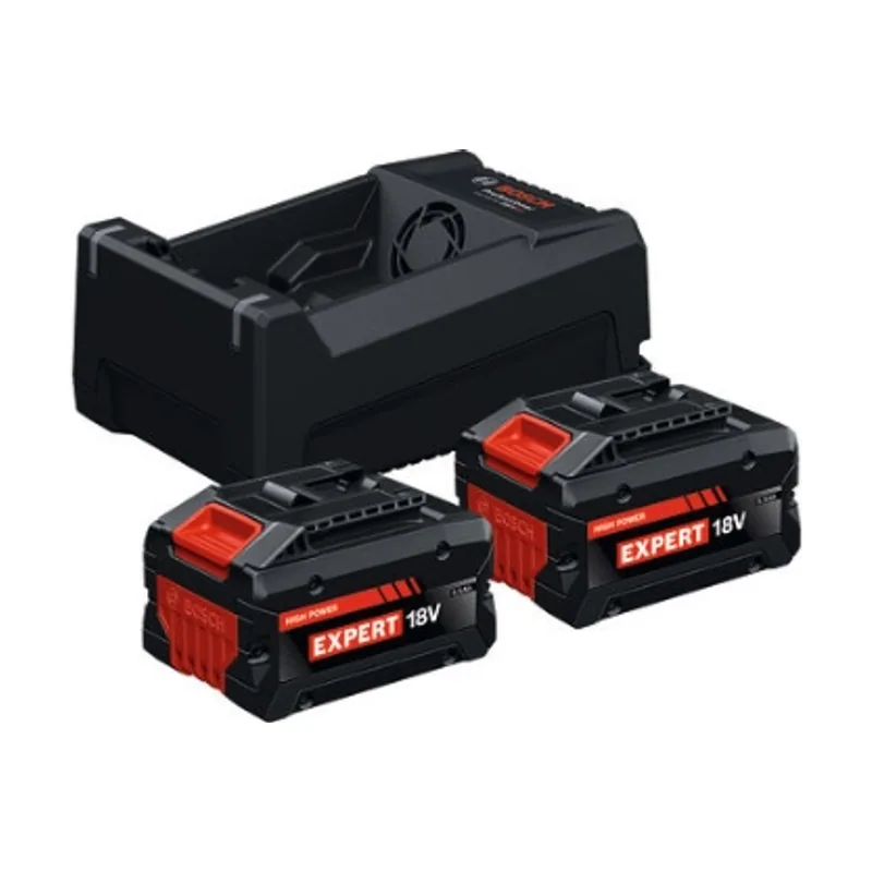 Set básico de alta potencia EXPERT 18V System 2x EXBA 18V-55 + 1x cargador GAL 12V/18V-18