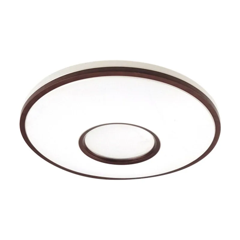 Abrila Plafon perote 36w 3000-4000-6500k blanco/marron 3528lm 7,5x39x39cm c/remoto y reg.intensidad