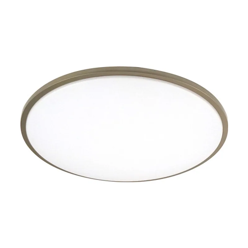 Abrila Plafon eglon 60w 3000-4000-6500k blanco/cuero 5880lm 8x49x49cm c/remoto y reg.intensidad