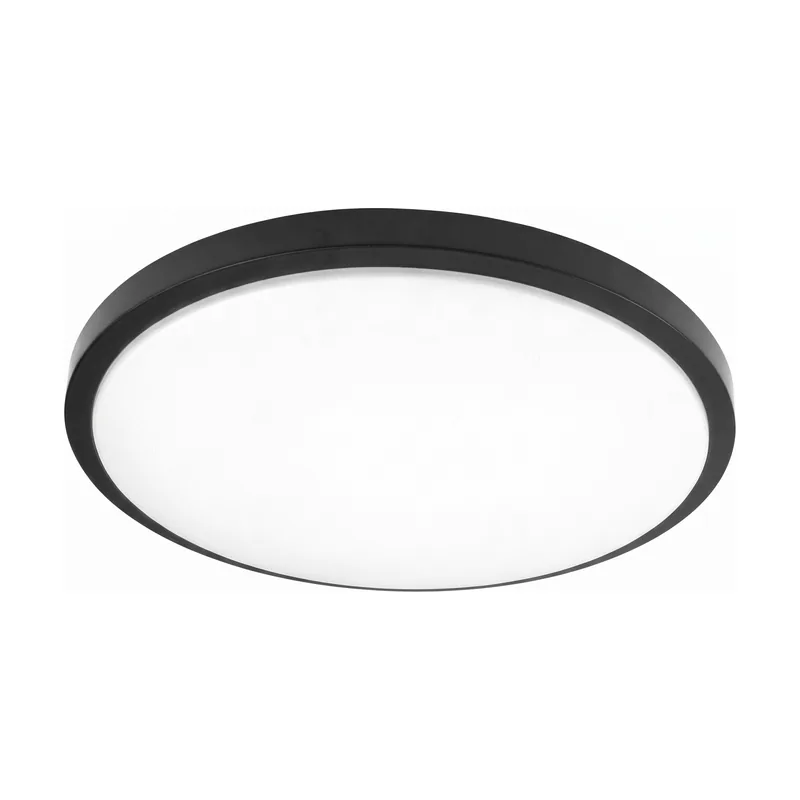 Abrila Plafon kirat 60w 3000-4000-6500k blanco/negro 5880lm 8x49x49cm c/remoto y reg.intensidad