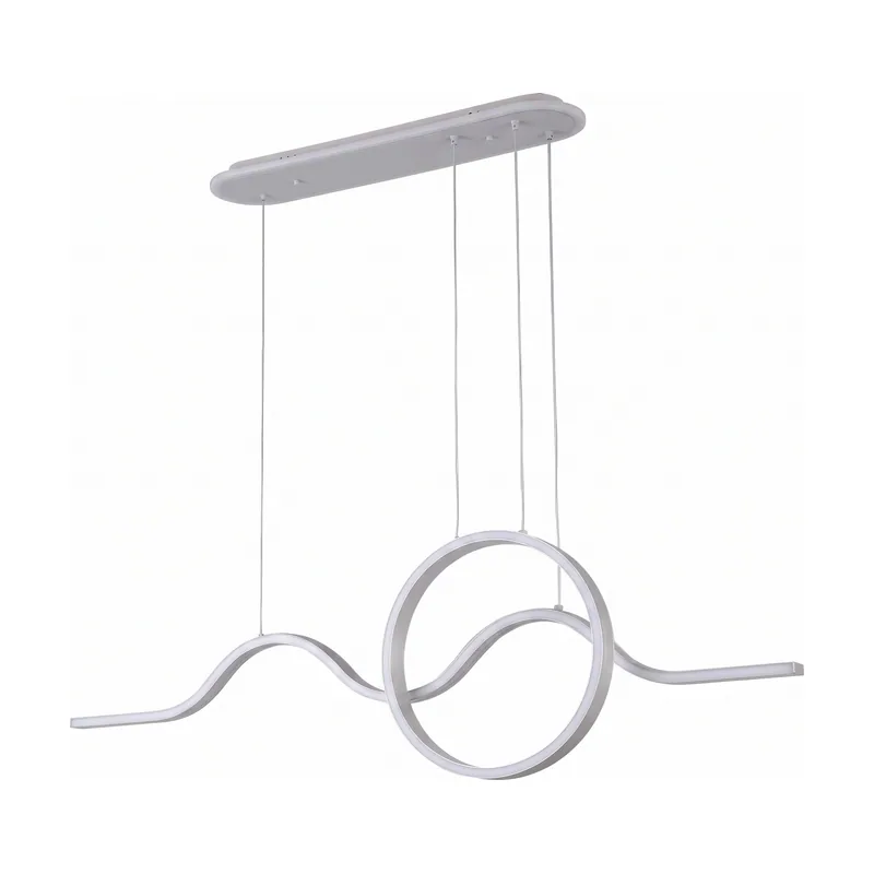 Abrila Colgante year blanco 177w 3000-4000-6000k 15756lm c/luz ambiente remoto y reg.intensidad regx120x15cm