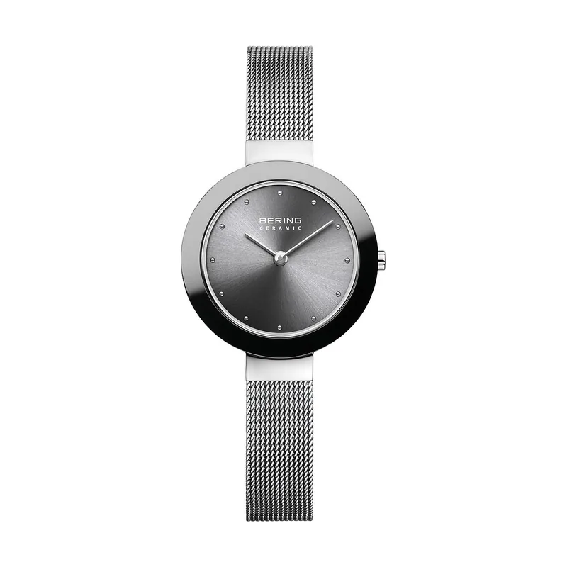 Bering Reloj Analógico para Mujer de Cuarzo con Correa en Acero Inoxidable 11429-389