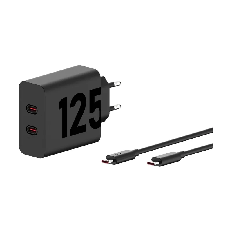 Cargador TurboPower 125W con Dos Puertos USB C