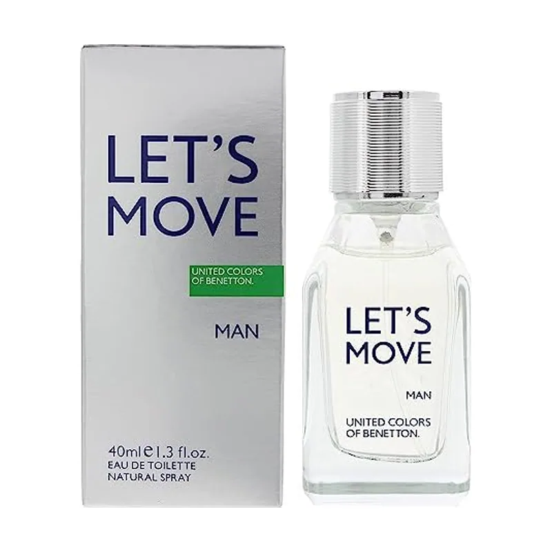 Benetton let's move eau de toilette vaporizador