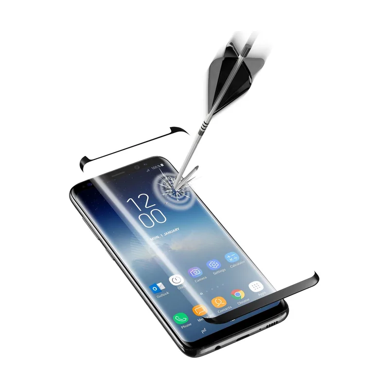 Cellularline Impact Glass Curved box da 3 pz