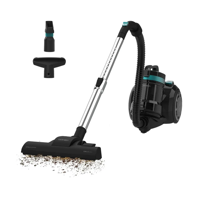 Cecotec Aspirador de Trineo sin Bolsa Conga Rockstar Cyclonic Plus. 800W