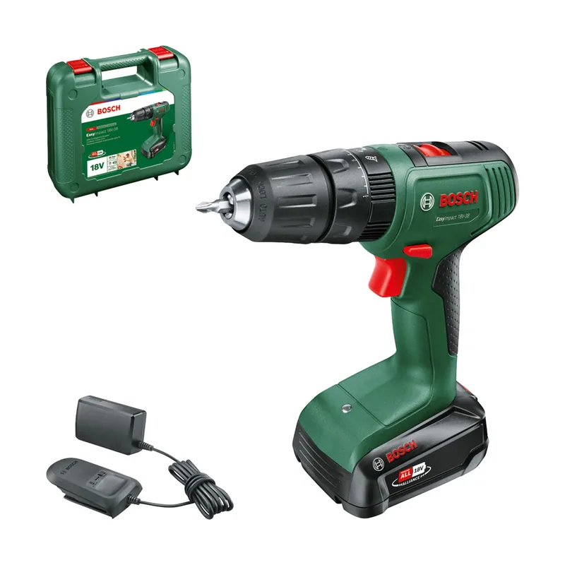 Taladro percutor a batería EasyImpact 18V-38 1