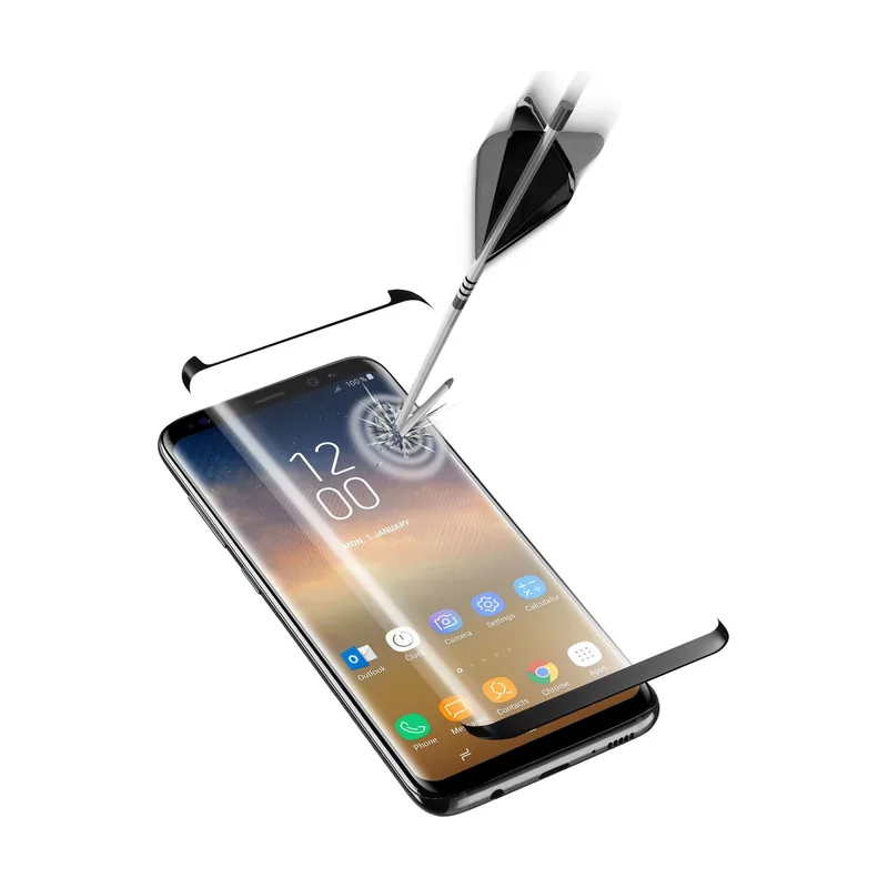 Cellularline Impact Glass Curved box da 3 pz