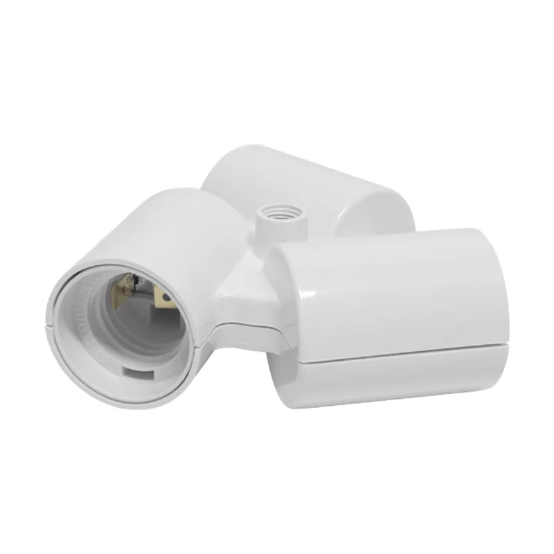 Interlusa Adaptador e27 3 salidas angular