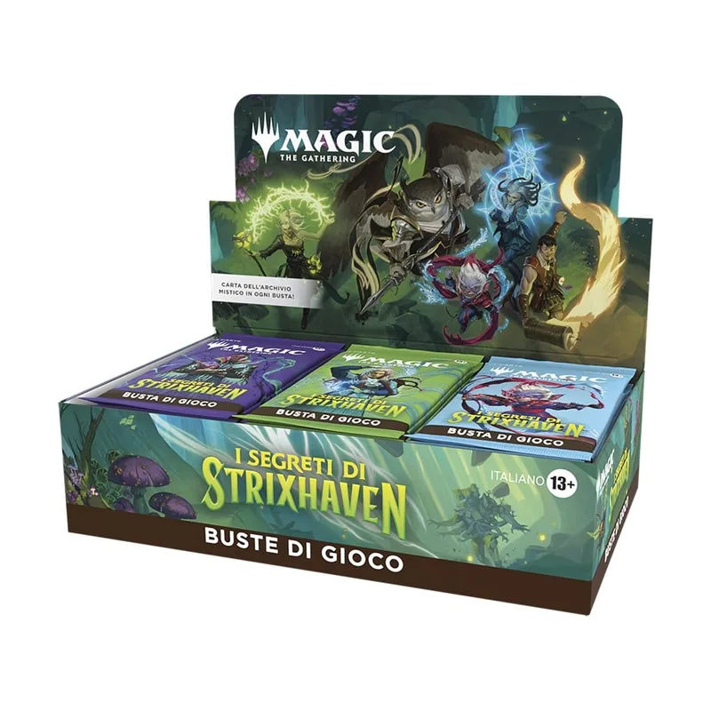 Magic the gathering i segreti di strixhaven caja de sobres de juego 30 italiano