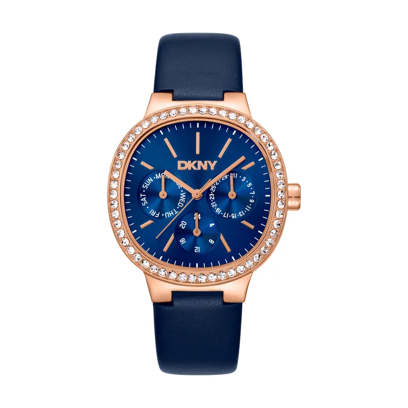 Dkny DK1L084L0035 correa Azul noche Dial Azul noche Mujer