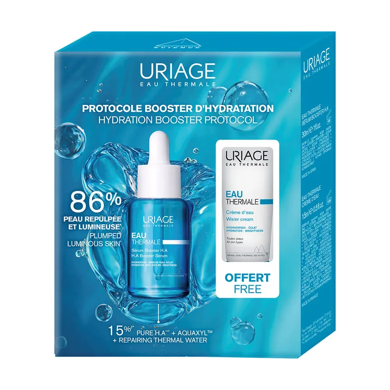 Uriage EAU Thermale Sérum Ácido Hialurónico Estuche 2 pz