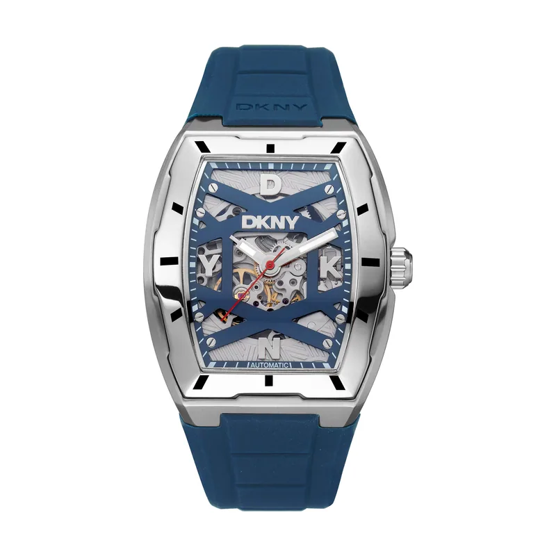 Dkny DK1G048P0015 correa Azul noche Dial Azul noche Hombre