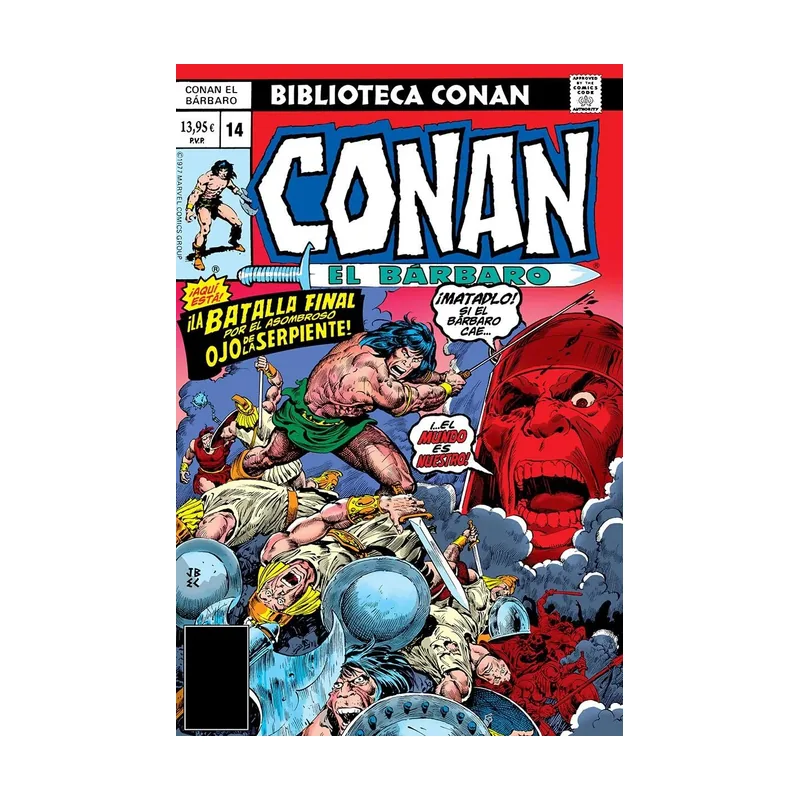Panini Conan El Bárbaro 14 1977-78 BIBLIOTECA CONAN