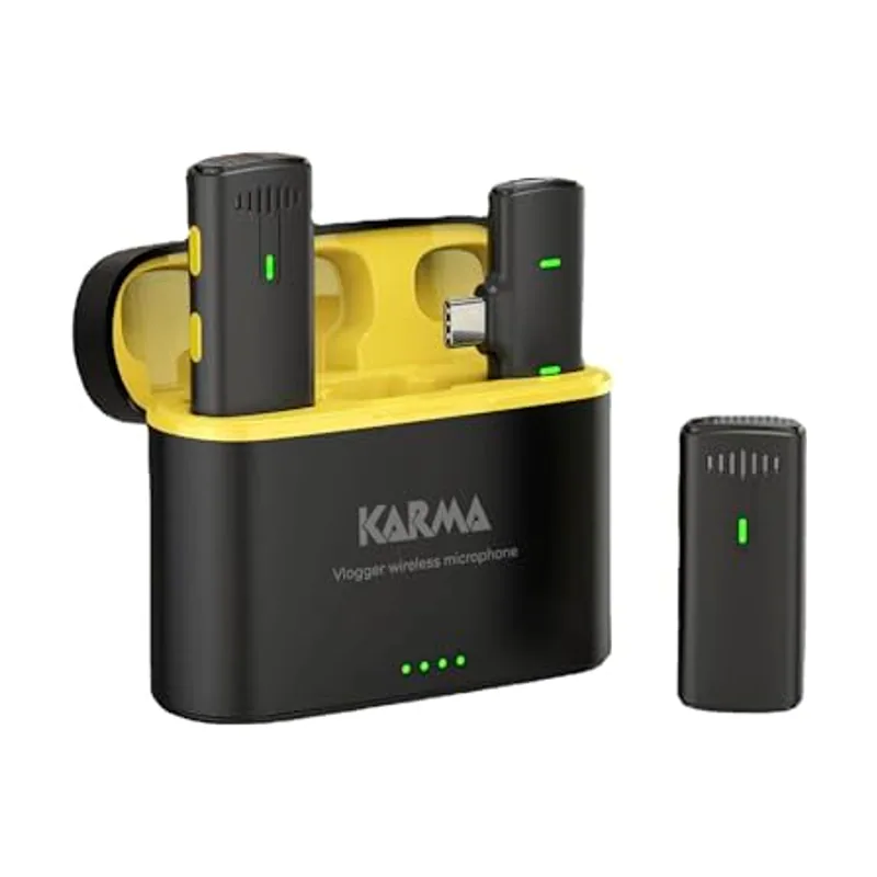 Karma vlogger plus doppio radiomicrofono usb-c per vlogger