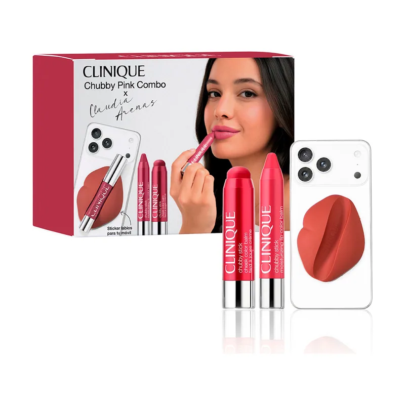 Clinique Claudia Arenas X Chubby Estuche #Pink 3 pz