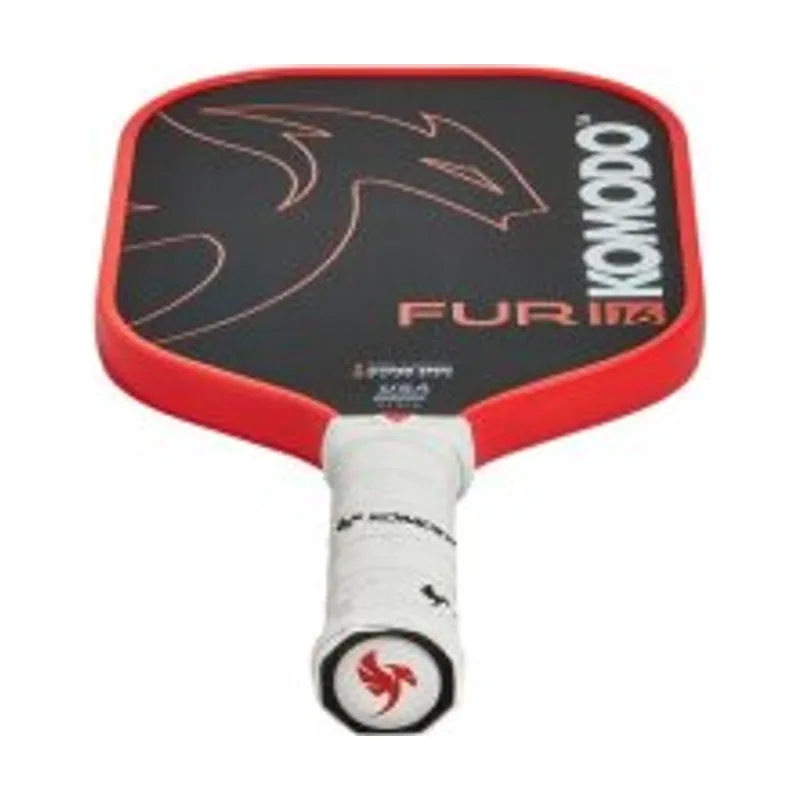 Komodo Pala pickleball furi red 16mm superficie carbono t700 crudo
