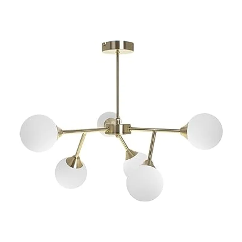 Lumit techo analu 6xg9 al.45xd.60cm