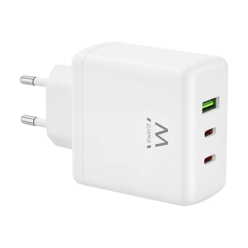 Ewent EW1333 cargador de dispositivo Universal Blanco Corriente alterna Carga rápida Interior
