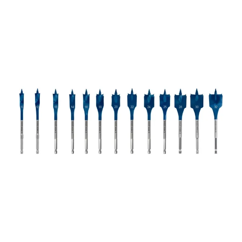 Bosch 13x Set de brocas fresadoras planas EXPERT Self Cut Speed