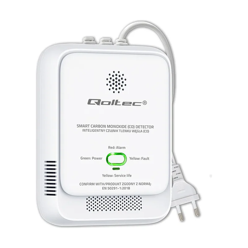 Qoltec 52576 sensor de monóxido de carbono