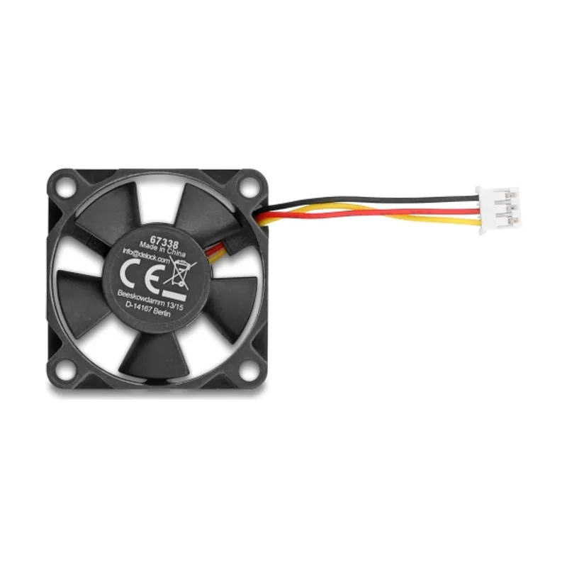 Delock 67338 sistema de refrigeración para ordenador Carcasa del ordenador Ventilador 3,5 cm Negro 1 pieza s