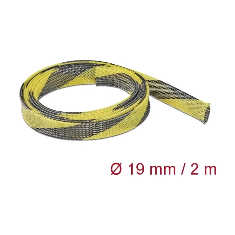 Delock Funda trenzada estirable 2 m x 19 mm
