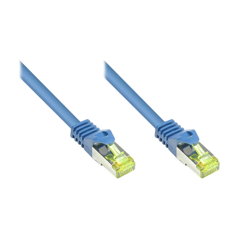 Alcasa 8070R-075B cable de red Azul 7,5 m Cat7 S/FTP S-STP