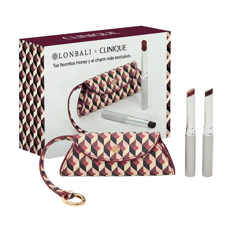Clinique Lonbali X Almost Lipstick Estuche 3 pz